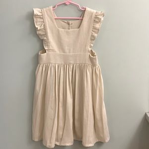 Wren & James cream linen dress. Size 5/6.